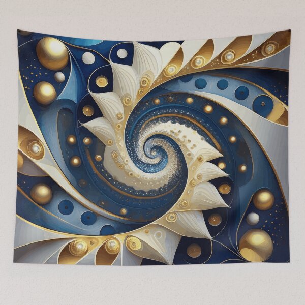 Item preview, Colorful Abstract Fibonacci Art 126 designed and sold by Vicky Brago-Mitchell®.
