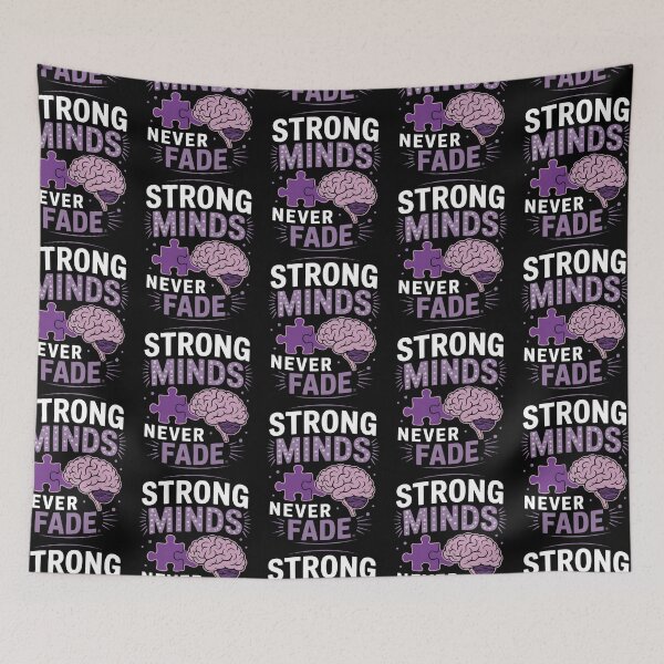 Item preview,  Strong Minds Never Fade – Brain and Mental Strength designed and sold by Taans-Creation.