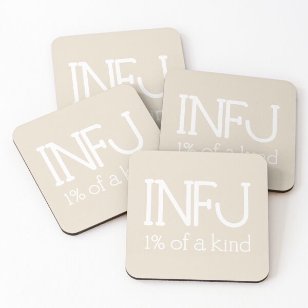 Item preview, INFJ 1% of a Kind | MBTI Personality Type | Rare Empath Quote Sticker  designed and sold by MysticMagpie.