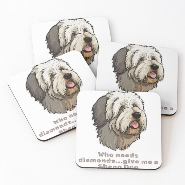 Item preview, who needs diamonds...give me a sheep dog designed and sold by DuchessDesign81.