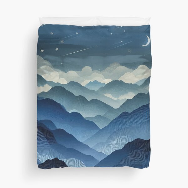 Item preview, Indigo Mountains designed and sold by AnnaArtbyAMNA.