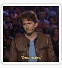 Todd Howard - "Degenerates" Sticker