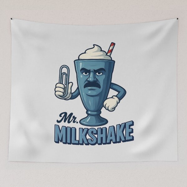 Item preview, Mr. Milkshake – Milchick Severance Season 2 Parody Art designed and sold by PricklyBearArt.