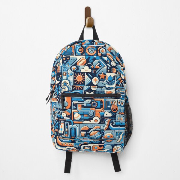 Item preview, Dynamic Geometric Tech Art with Futuristic Icons designed and sold by FusionGaze.