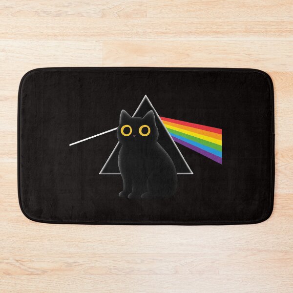 Item preview, Prism Cat – Psychedelic Rainbow Black Cat Design designed and sold by TheAlibishop.
