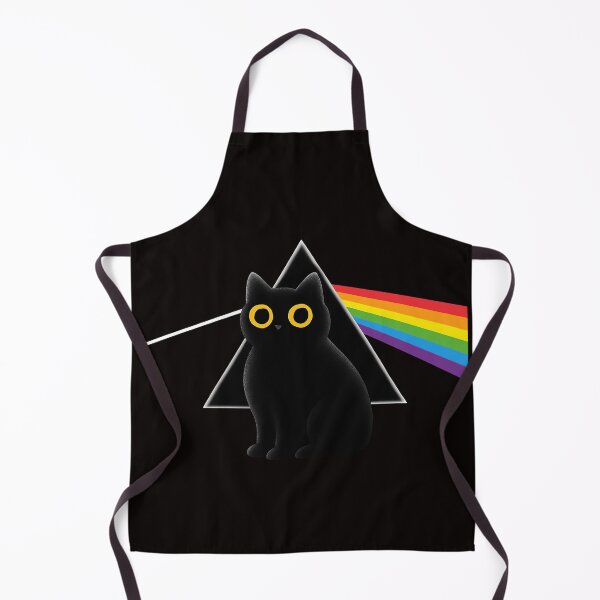 Item preview, Prism Cat – Psychedelic Rainbow Black Cat Design designed and sold by TheAlibishop.