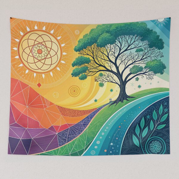 Item preview, Cosmic Tree of Life designed and sold by VA Design.