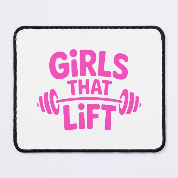 Item preview, Girls Who Lift! Pink Gym Girlie designed and sold by PMCreative.