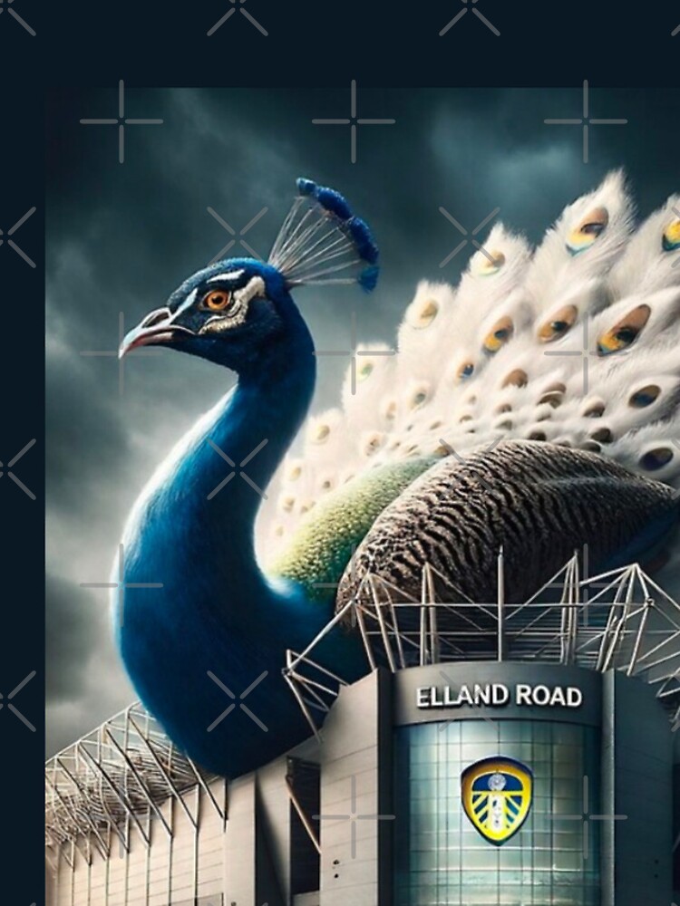 Thumbnail 4 of 4, iPhone Case, Elegant Leeds United Peacock: Elland Road in Stormy Majesty designed and sold by parkinsm2012.