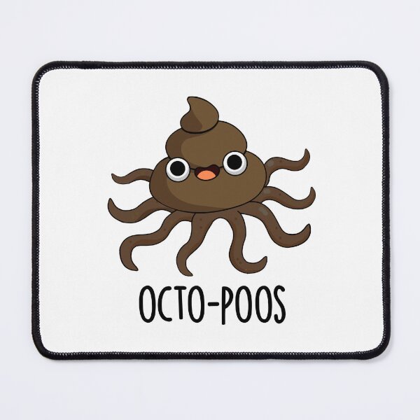 Item preview, Octo-poos Funny Octopus Pun designed and sold by punnybone.