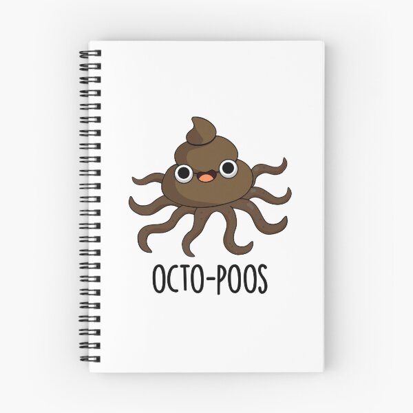 Item preview, Octo-poos Funny Octopus Pun  designed and sold by punnybone.