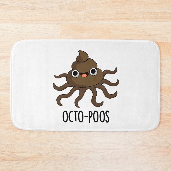 Item preview, Octo-poos Funny Octopus Pun  designed and sold by punnybone.