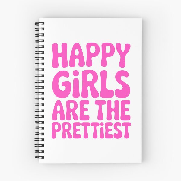 Item preview, Happy Girls Are The Prettiest! Pink Girly designed and sold by PMCreative.