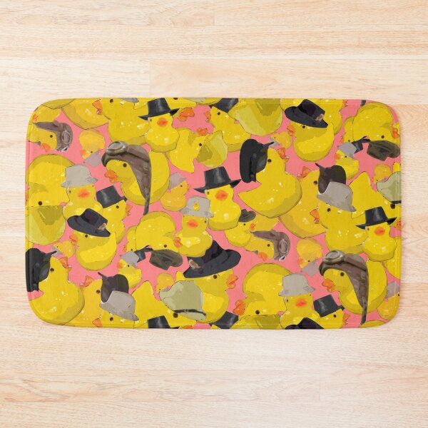 Item preview, Tumbling Yellow Chicks in Hats on Blush designed and sold by Art in My Loft.