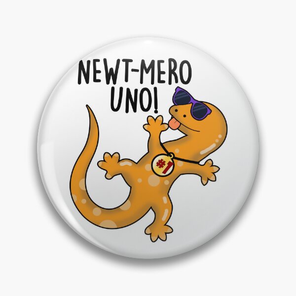 Item preview, Newt-mero Uno Funny Newt Pun  designed and sold by punnybone.