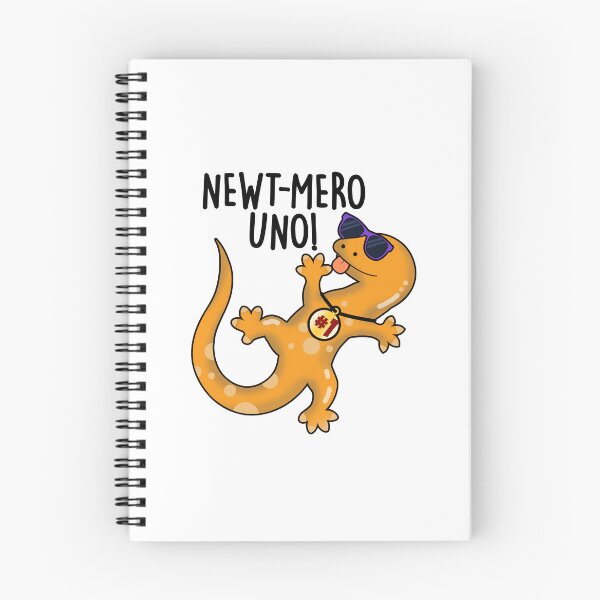 Item preview, Newt-mero Uno Funny Newt Pun  designed and sold by punnybone.