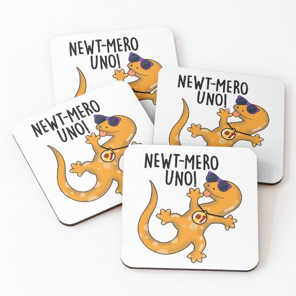 Item preview, Newt-mero Uno Funny Newt Pun  designed and sold by punnybone.