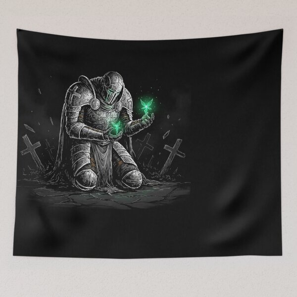 Item preview, Fallen Knight with Spirit Lights designed and sold by PixCthulhu.