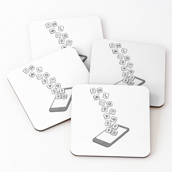 Item preview, Apps falling from the sky designed and sold by CempaArt.