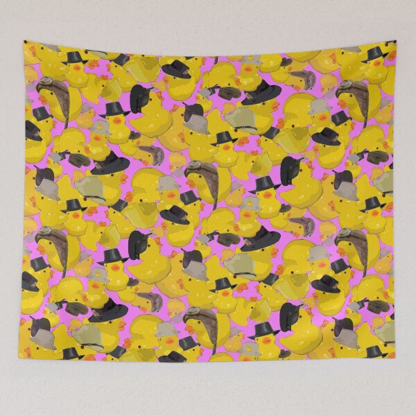 Item preview, Tumbling Yellow Chicks in Hats on Pink designed and sold by Art in My Loft.