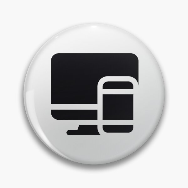 Item preview, Minimalist Monitor & Phone Icon designed and sold by Icon-Icon.