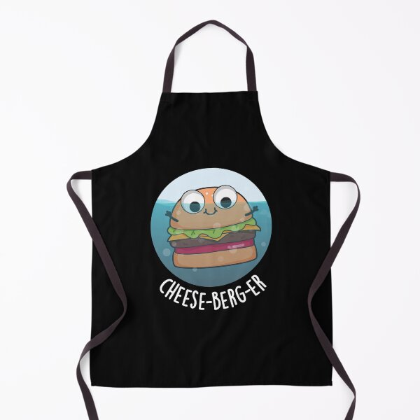 Item preview, Ice-berg Funny Cheeseburger Pun (Dark BG) designed and sold by punnybone.
