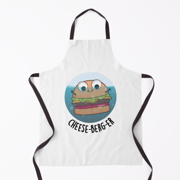 Item preview, Ice-berg Funny Cheeseburger Pun designed and sold by punnybone.