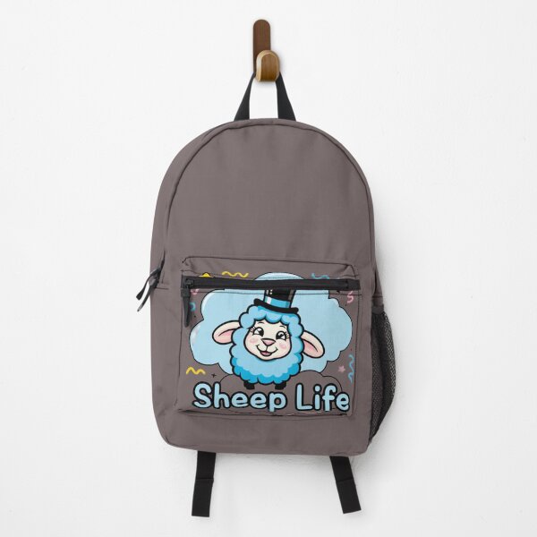 Item preview, Sheep Life – Cute Blue Cartoon Sheep with Top Hat designed and sold by TheArtWeaver.
