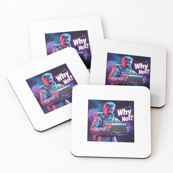 Item preview, Why Not? – Retro Space Meme Art designed and sold by BielDOC.