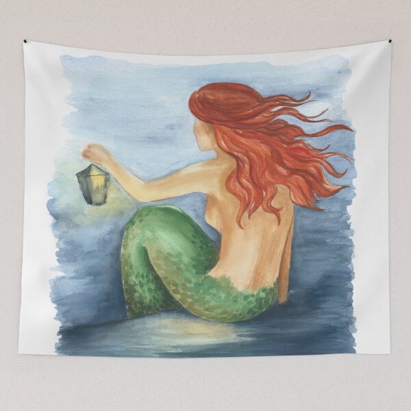 Item preview, mermaid at night designed and sold by DariaCeppelli.