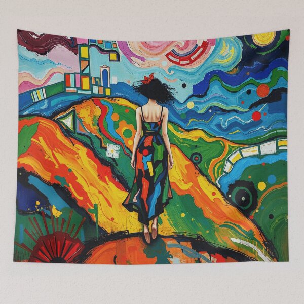 Item preview, Abstract Colorful Creation Psychedelic designed and sold by Erlin Rudho.