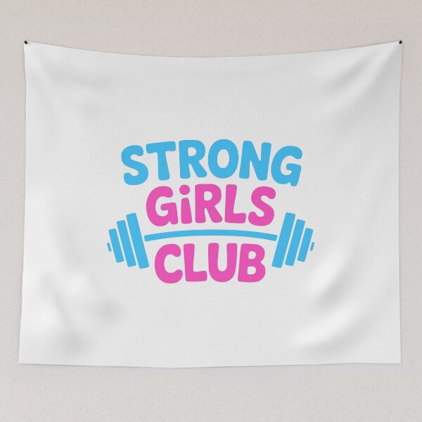 Item preview, Strong Girls Club! Pink Gym Girlie designed and sold by PMCreative.
