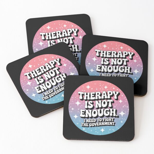 Item preview, Therapy Is Not Enough I Need To Fight The Government Funny designed and sold by Jaxym.
