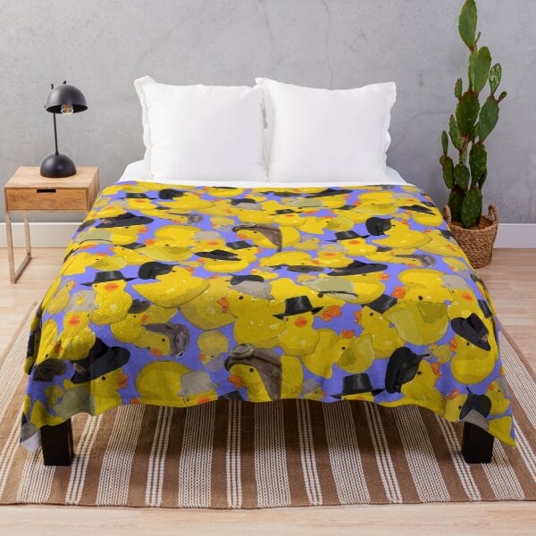 Item preview, Tumbling Yellow Chicks in Hats on Blue Violet designed and sold by Art in My Loft.
