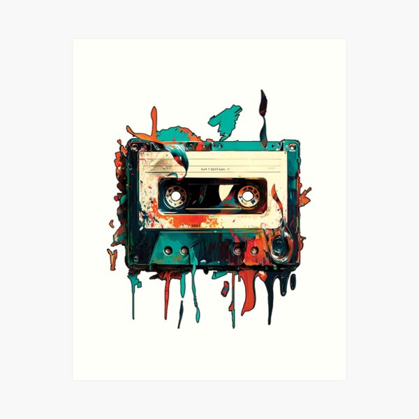 Item preview, Expressionist Cassette 1 designed and sold by tshirt-tech-pr.