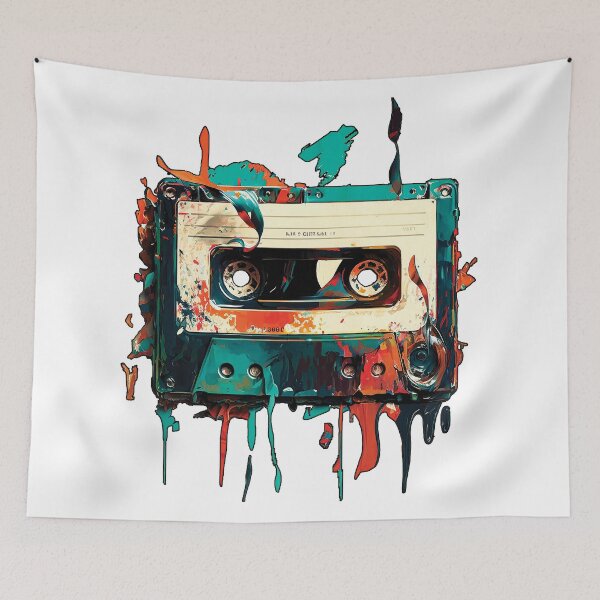 Artikelvorschau, Expressionistische Kassette 1 entworfen und verkauft von tshirt-tech-pr.