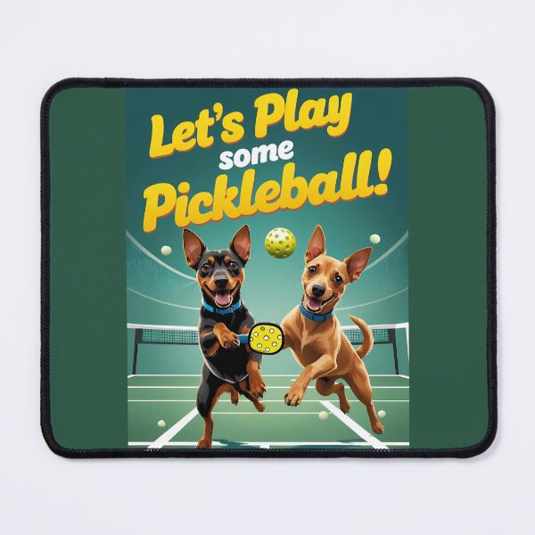 Item preview, Miniature pinschers pickleball designed and sold by Khala.