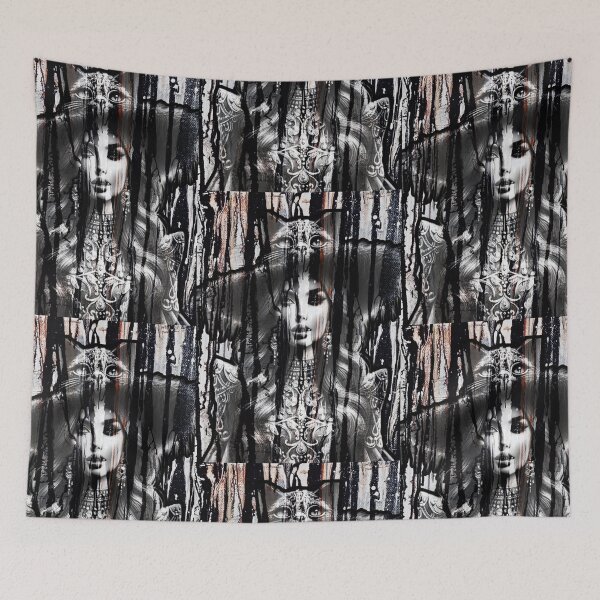 Item preview, Mystical lady with cat head hat designed and sold by AnnabellaRh.