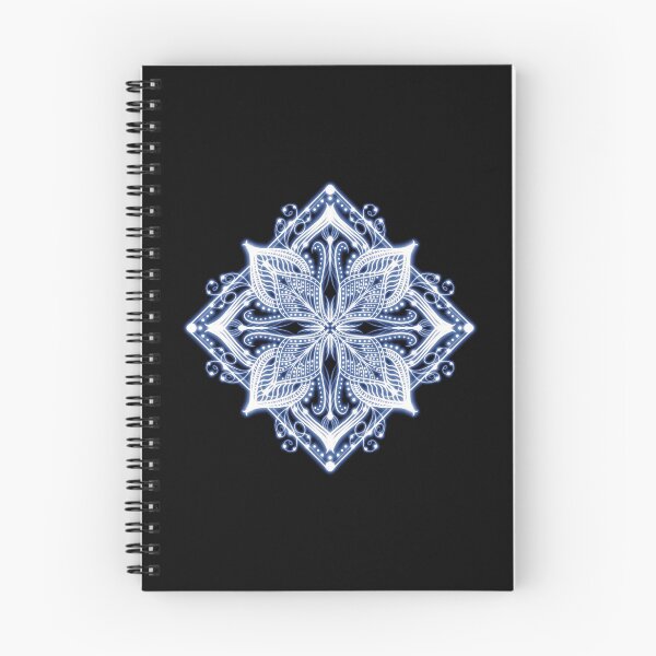 Item preview, Blue Snowflake Mandala Geometric Decor  designed and sold by interval:43.