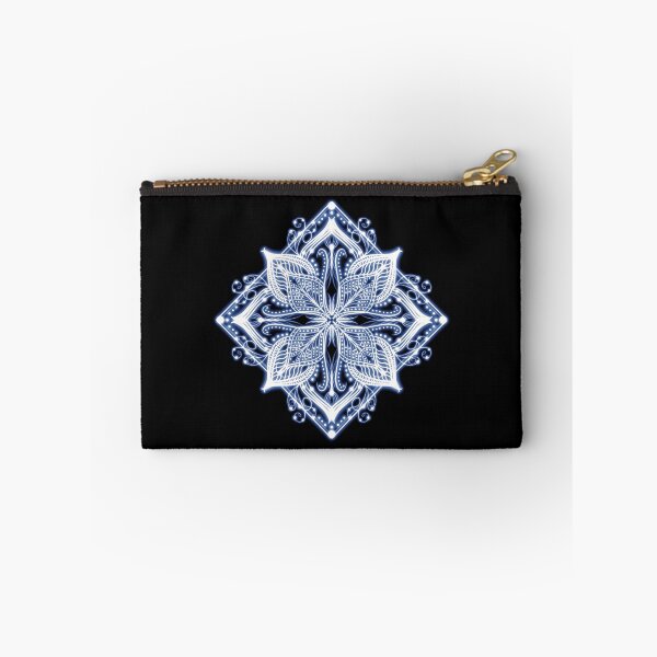 Item preview, Blue Snowflake Mandala Geometric Decor  designed and sold by interval:43.