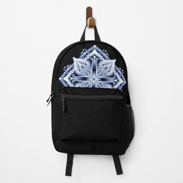 Item preview, Blue Snowflake Mandala Geometric Decor designed and sold by interval:43.