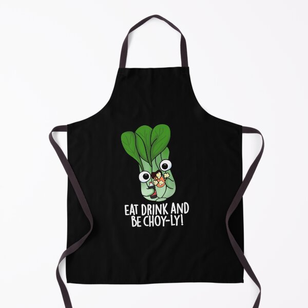 Item preview, Eat Drink And Be Choyly Funny Veggie Pun (Dark BG) designed and sold by punnybone.