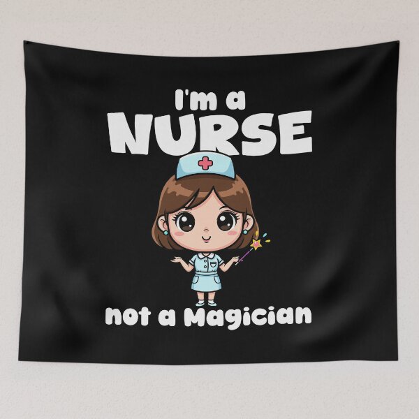 Item preview, I'M A NURSE NOT A MAGICIAN - NURSE GIFT designed and sold by KEF Custom.