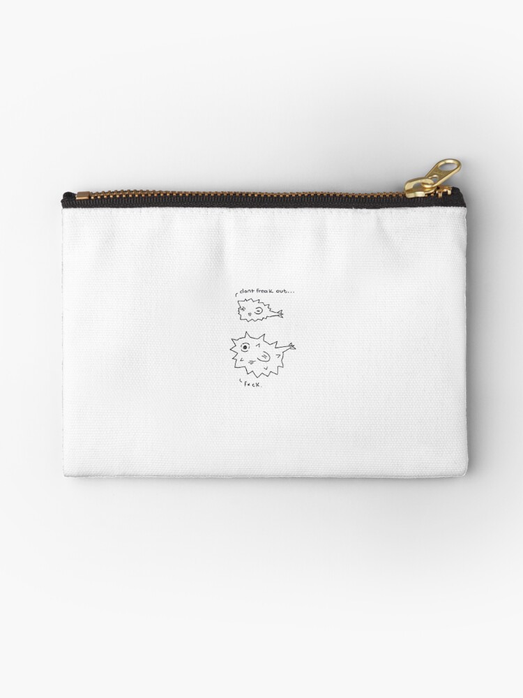 Thumbnail 1 of 4, Zipper Pouch, oh, p*ff designed and sold by Qomics.