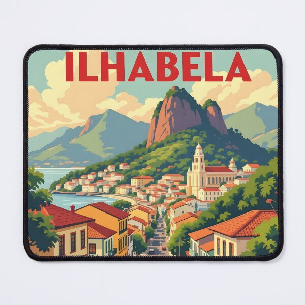 Item preview, Ilhabela: Vintage Tropical Island Escape designed and sold by LSVart.