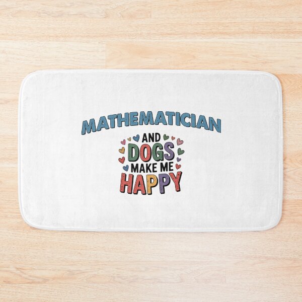 Item preview, Mathematician And Dogs Make Me Happy - Funny Mathematician Dogs Lover designed and sold by Oussinc.