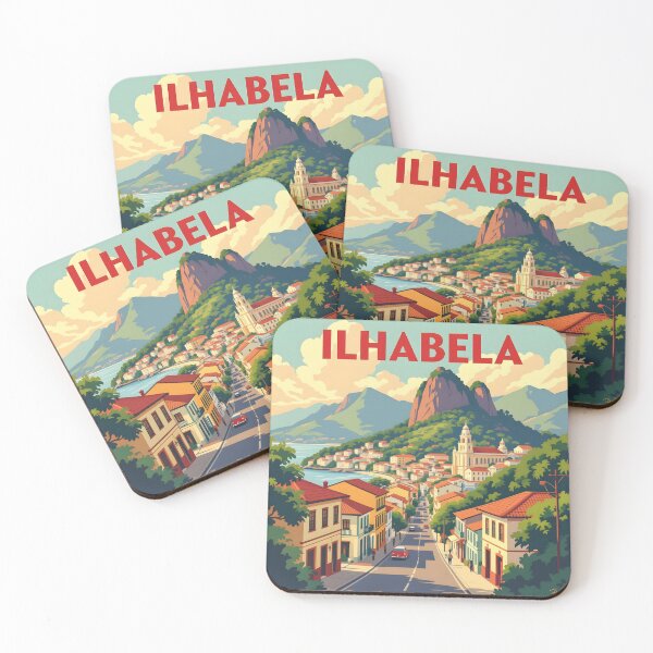 Item preview, Ilhabela: Vintage Tropical Island Escape designed and sold by LSVart.