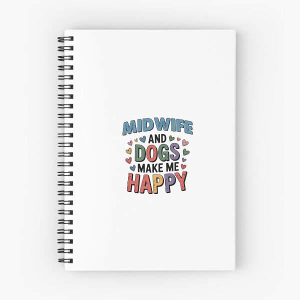 Item preview, Midwife And Dogs Make Me Happy - Funny Midwife Dogs Lover designed and sold by Oussinc.