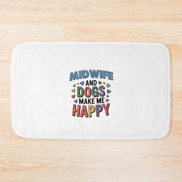 Item preview, Midwife And Dogs Make Me Happy - Funny Midwife Dogs Lover designed and sold by Oussinc.