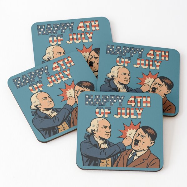 Item preview, George Washington Knocks Out Tyranny – Happy 4th of July designed and sold by Channel 86.